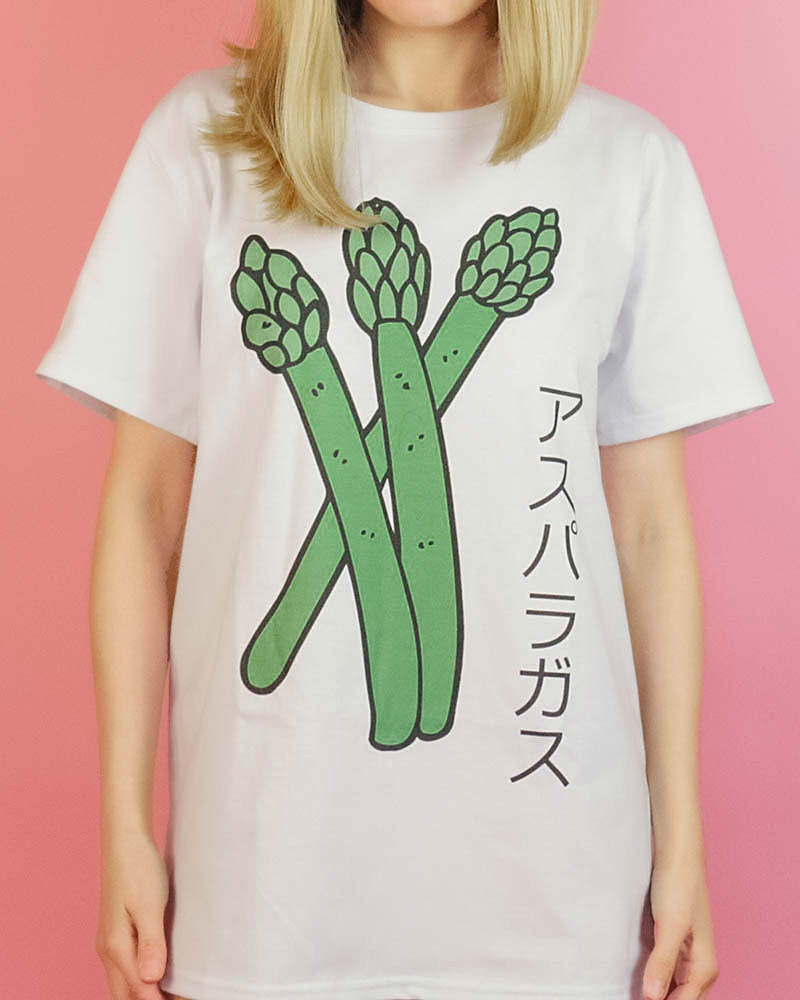 Asparagus T-Shirt. Size S