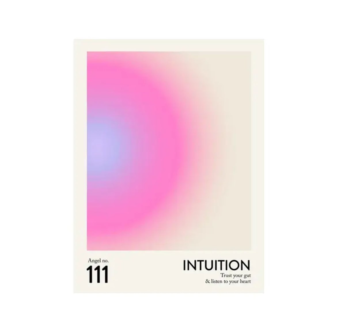 Angel Number Wall Poster 111
