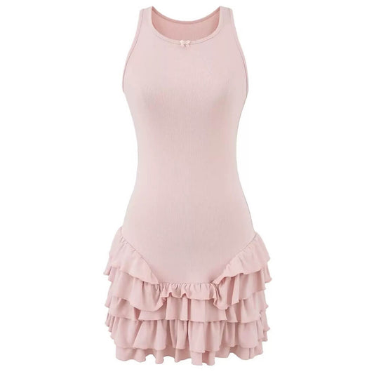 Ballerina Capucina Ruffle Dress Pink