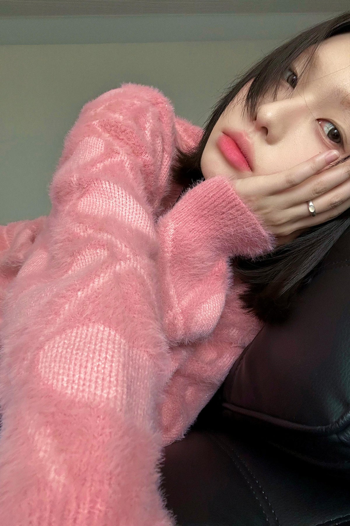 Soft Pink Spring Sweater