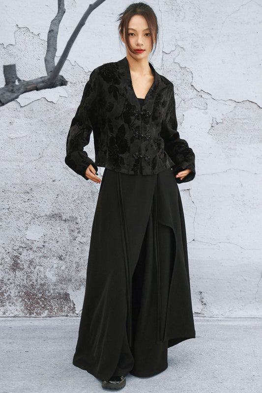 Edgy Jacquard Jacket