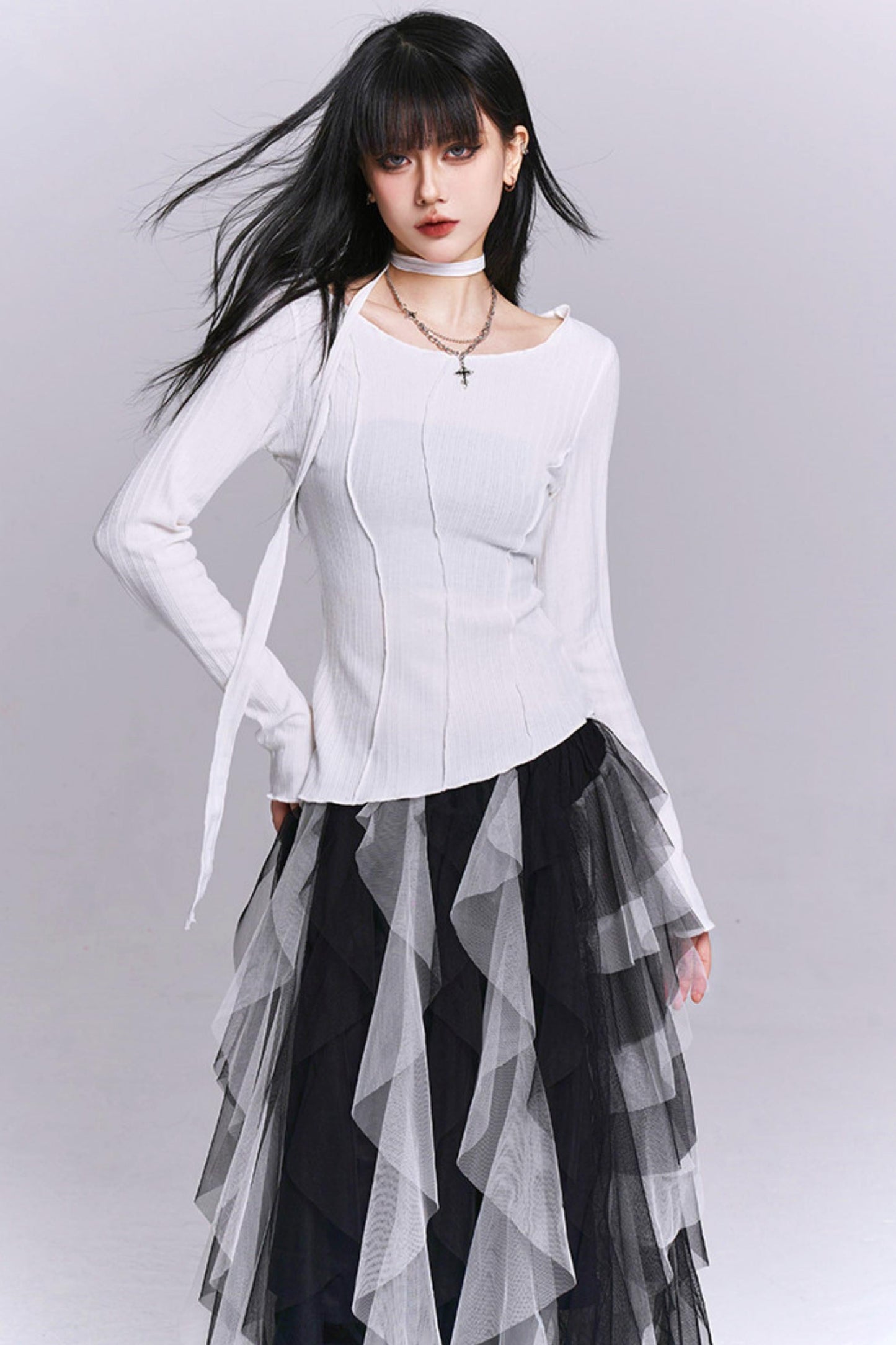 Edgy Slim Fit Top