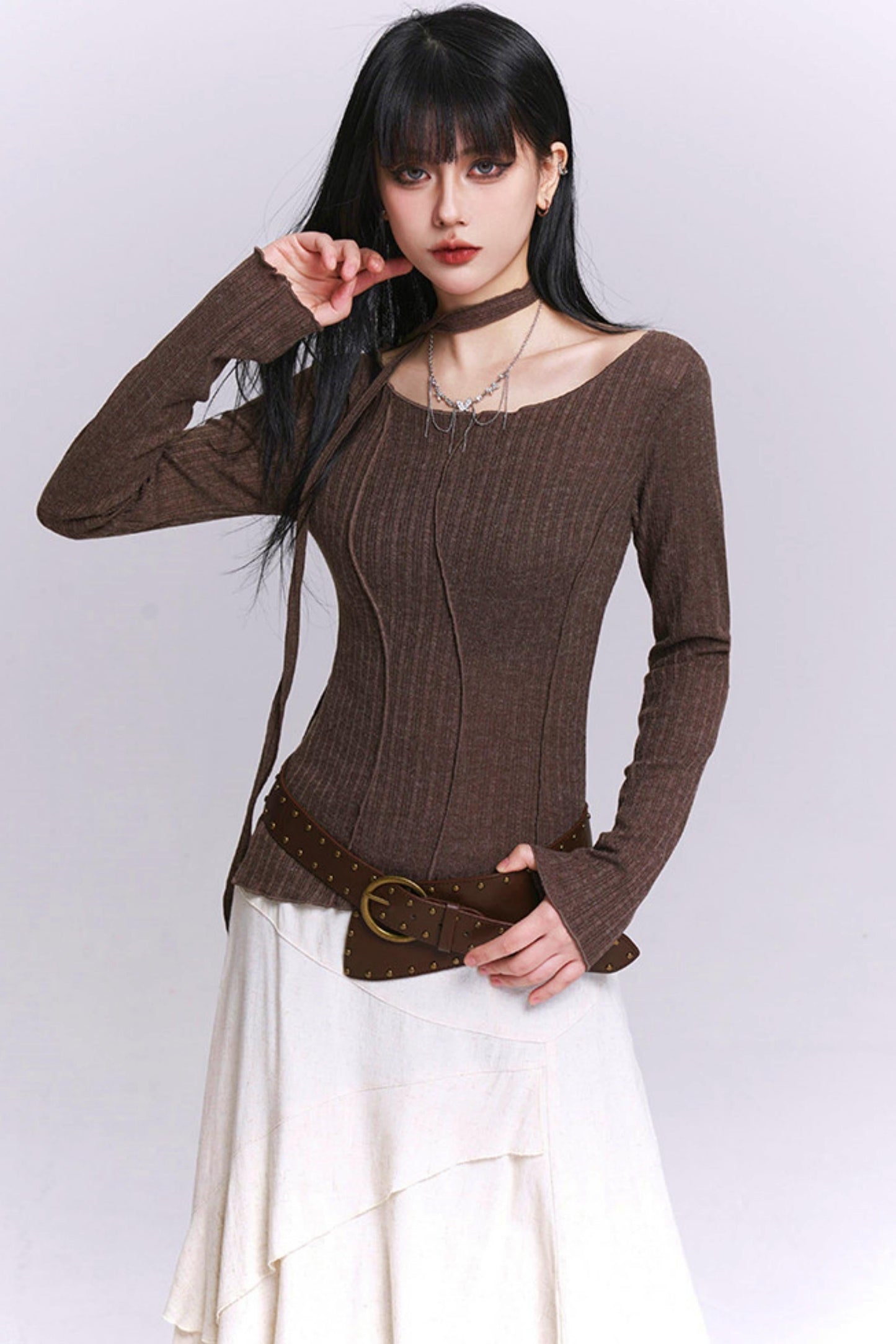 Edgy Slim Fit Top