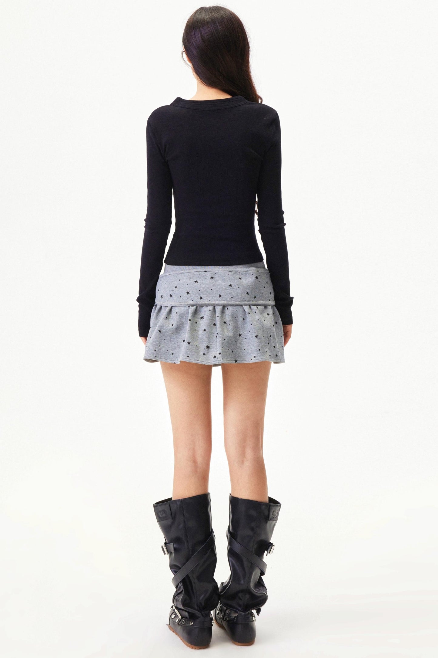 Spicy girl ribbed knit top