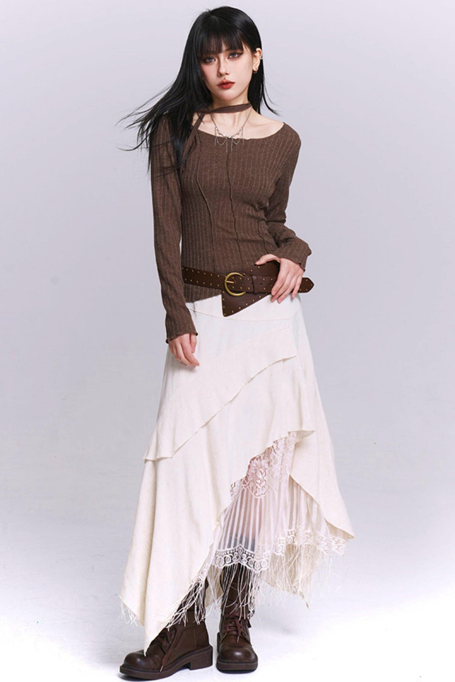 Edgy Slim Fit Top