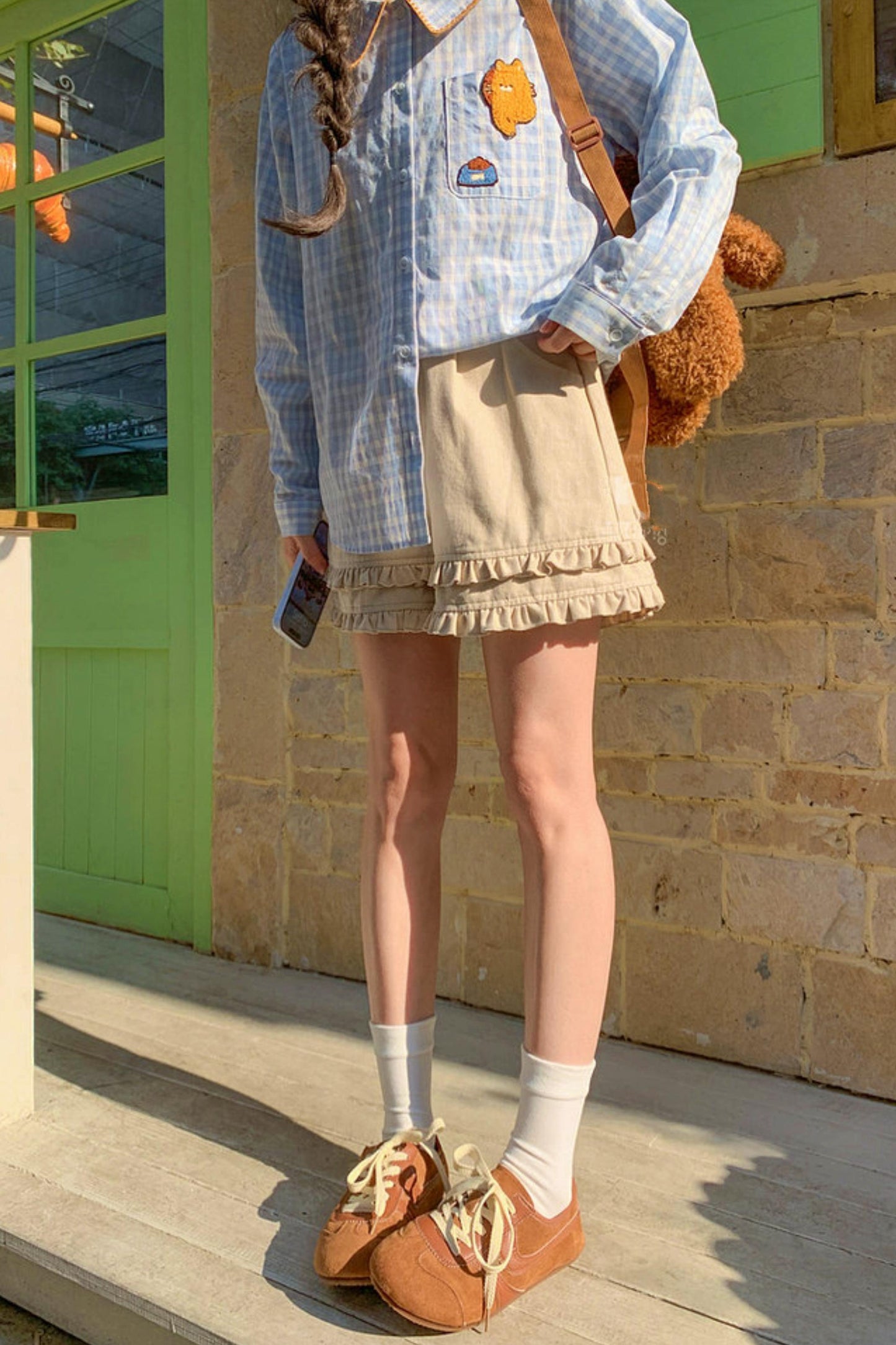 Double Layer Ruffle Shorts