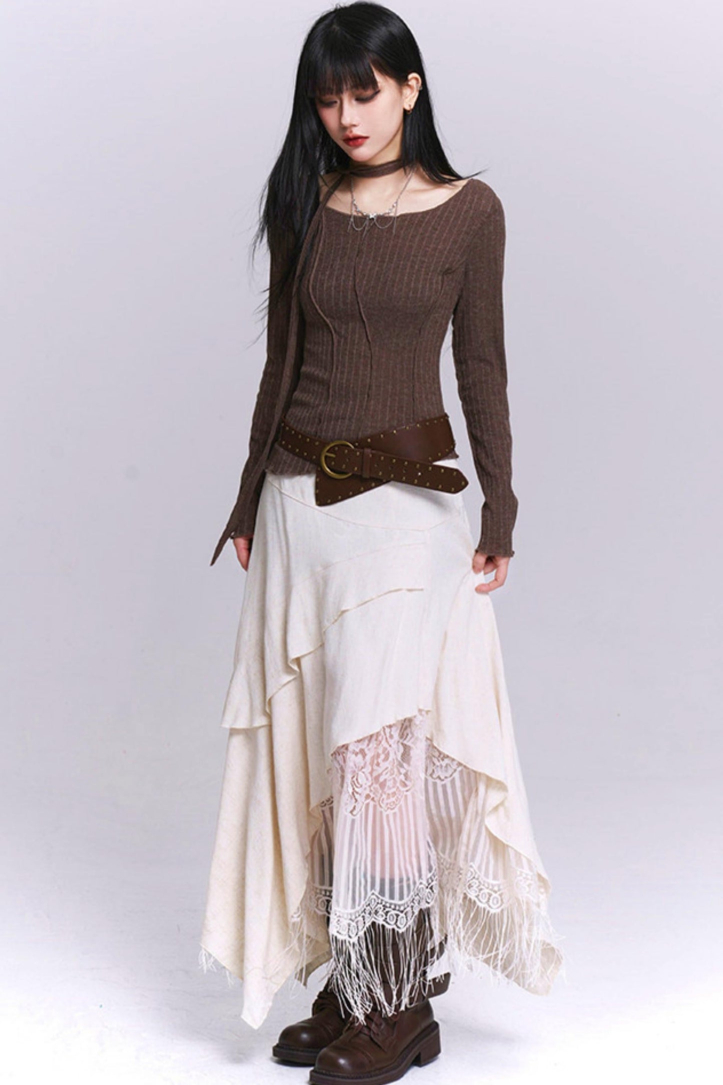 Edgy Slim Fit Top
