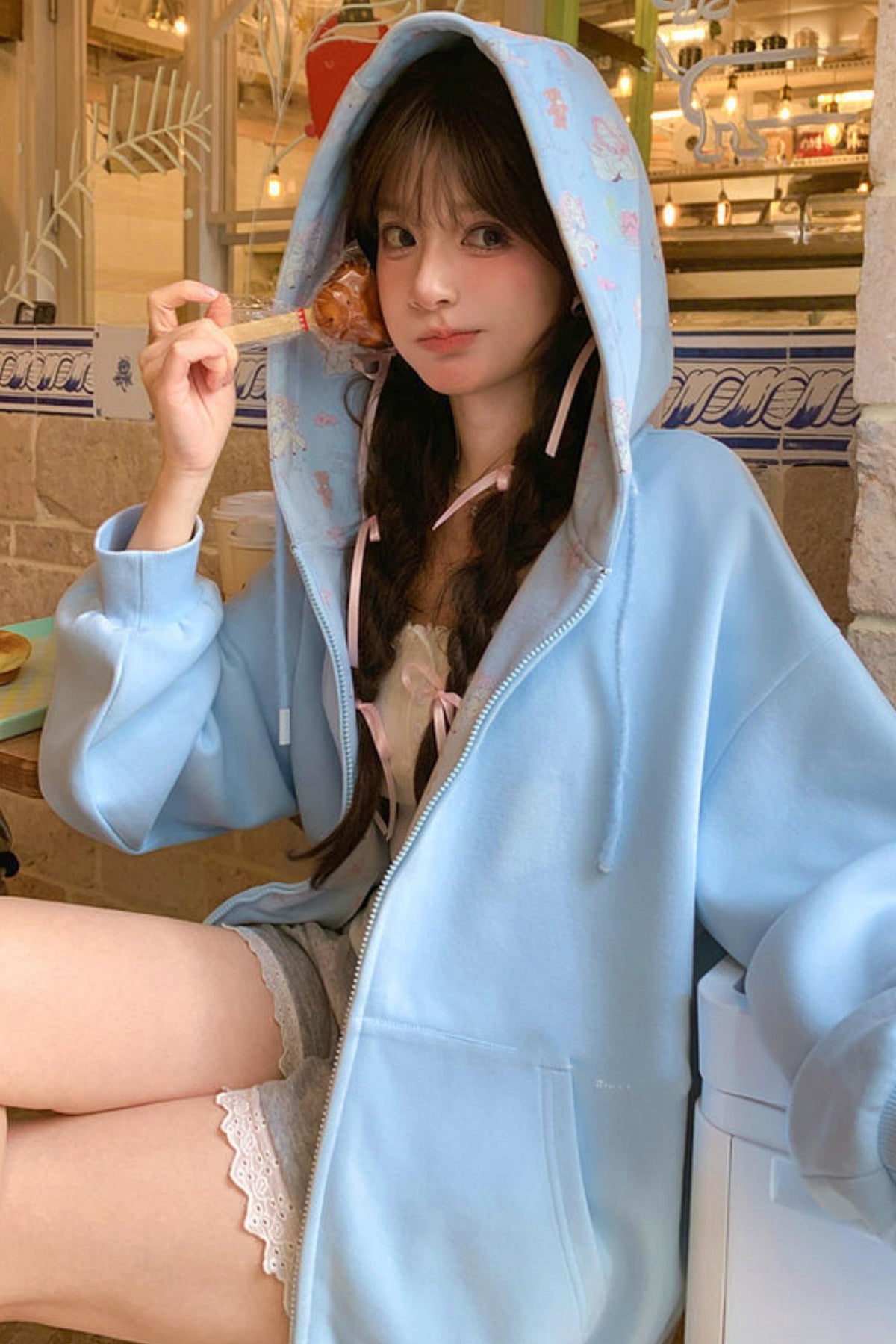 Mori Girl Hooded Jacket