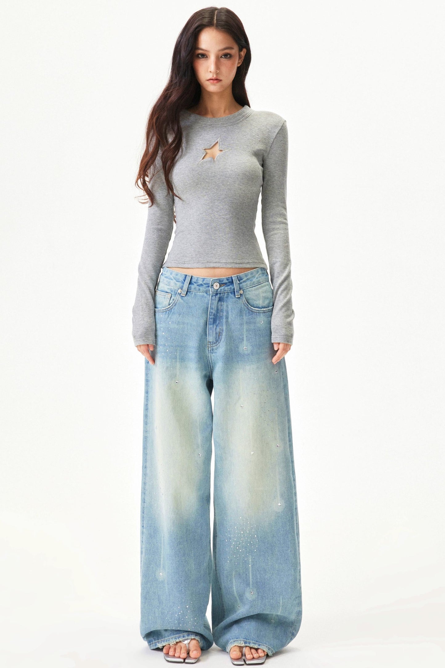 Spicy girl ribbed knit top