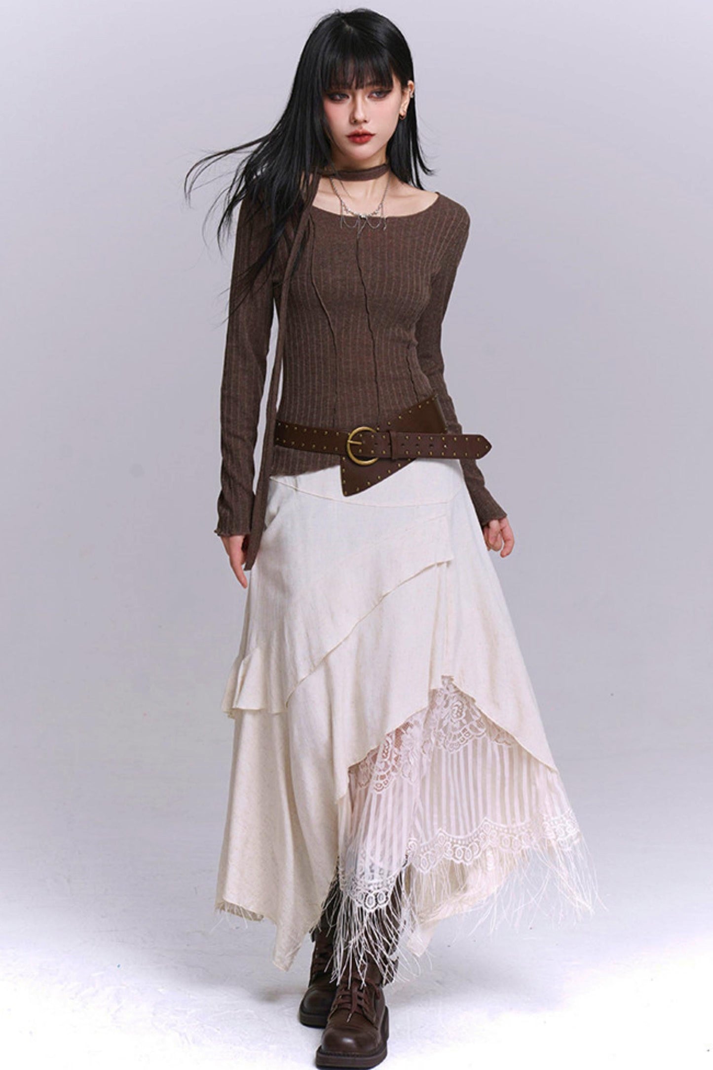 Edgy Slim Fit Top