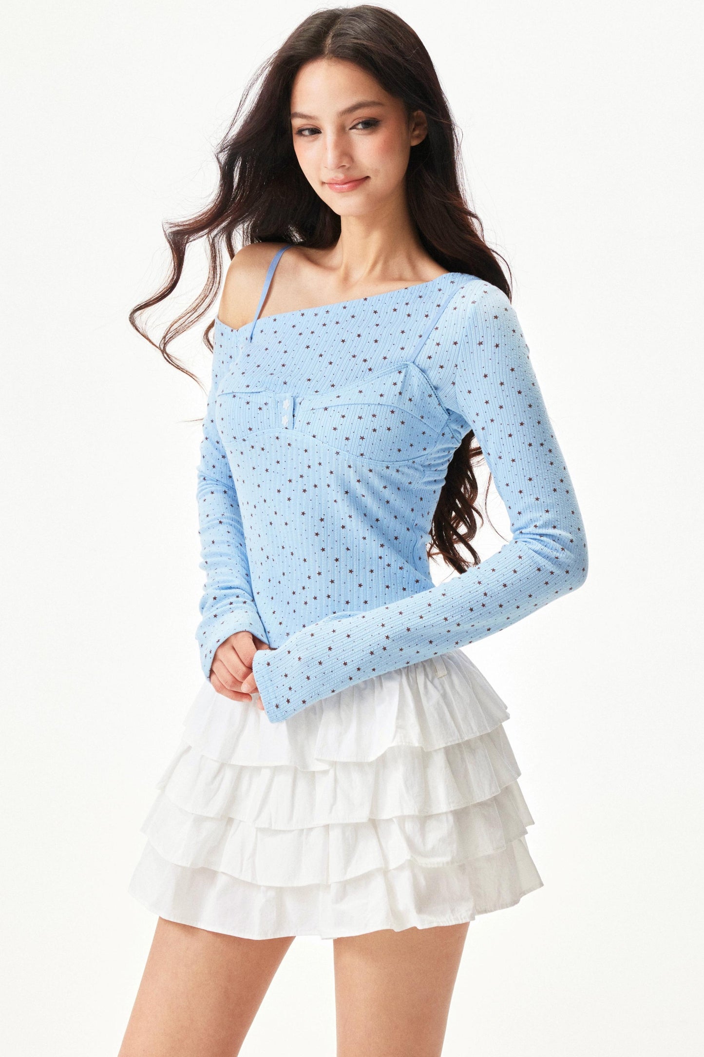 Sweet star knit top