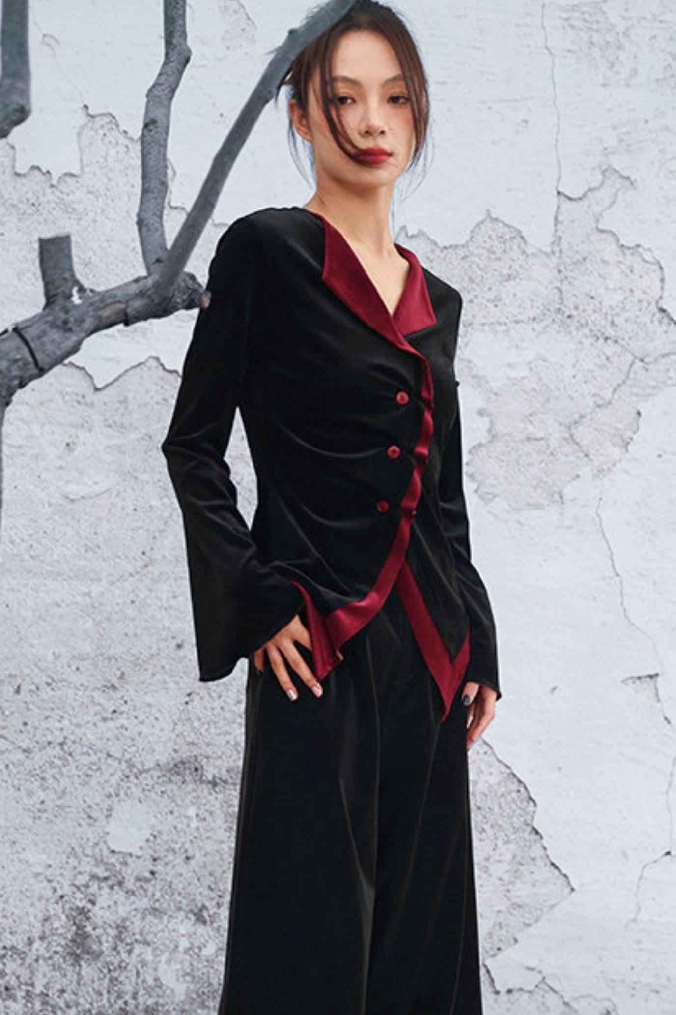 High Waist PU Coated Pants