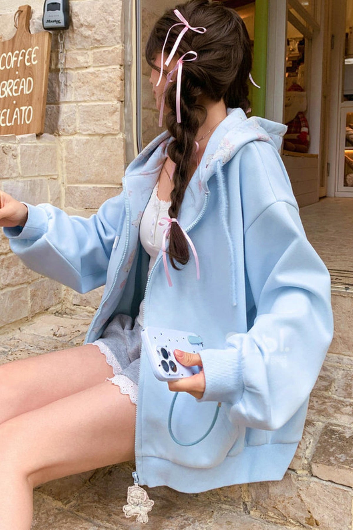 Mori Girl Hooded Jacket