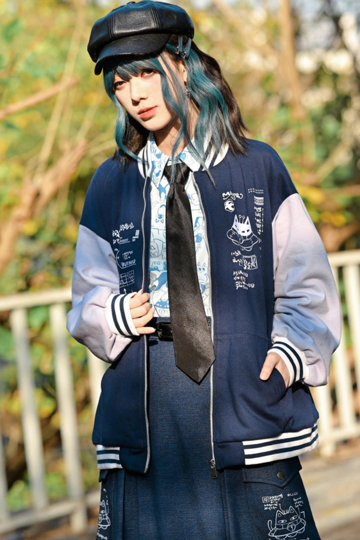 Edgy Baseball Jacket