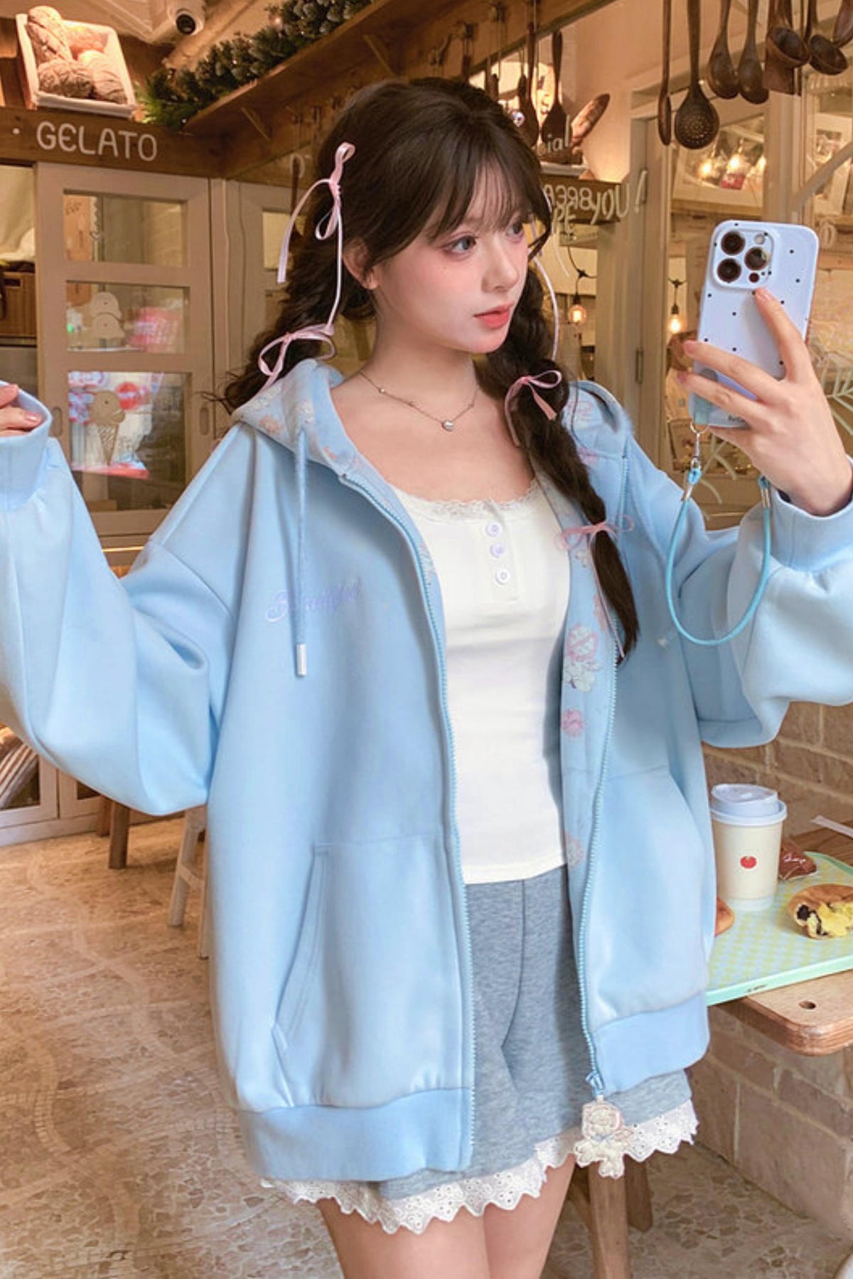 Mori Girl Hooded Jacket