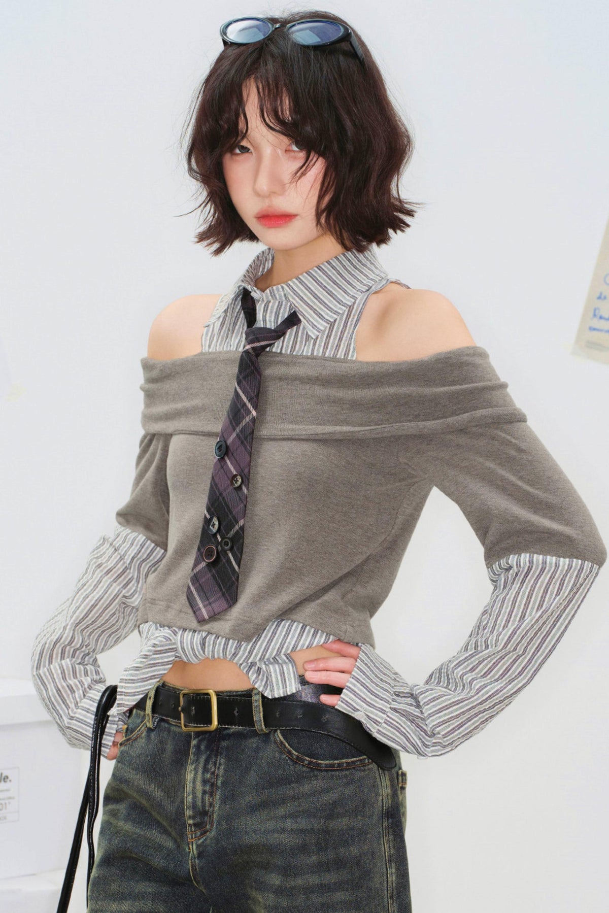 Off-Shoulder Poetry Blouse