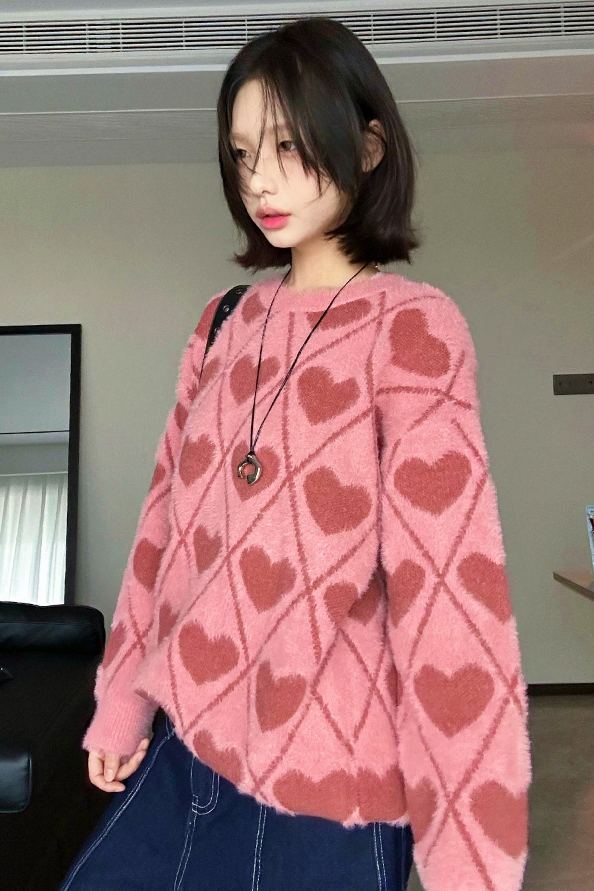 Soft Pink Spring Sweater
