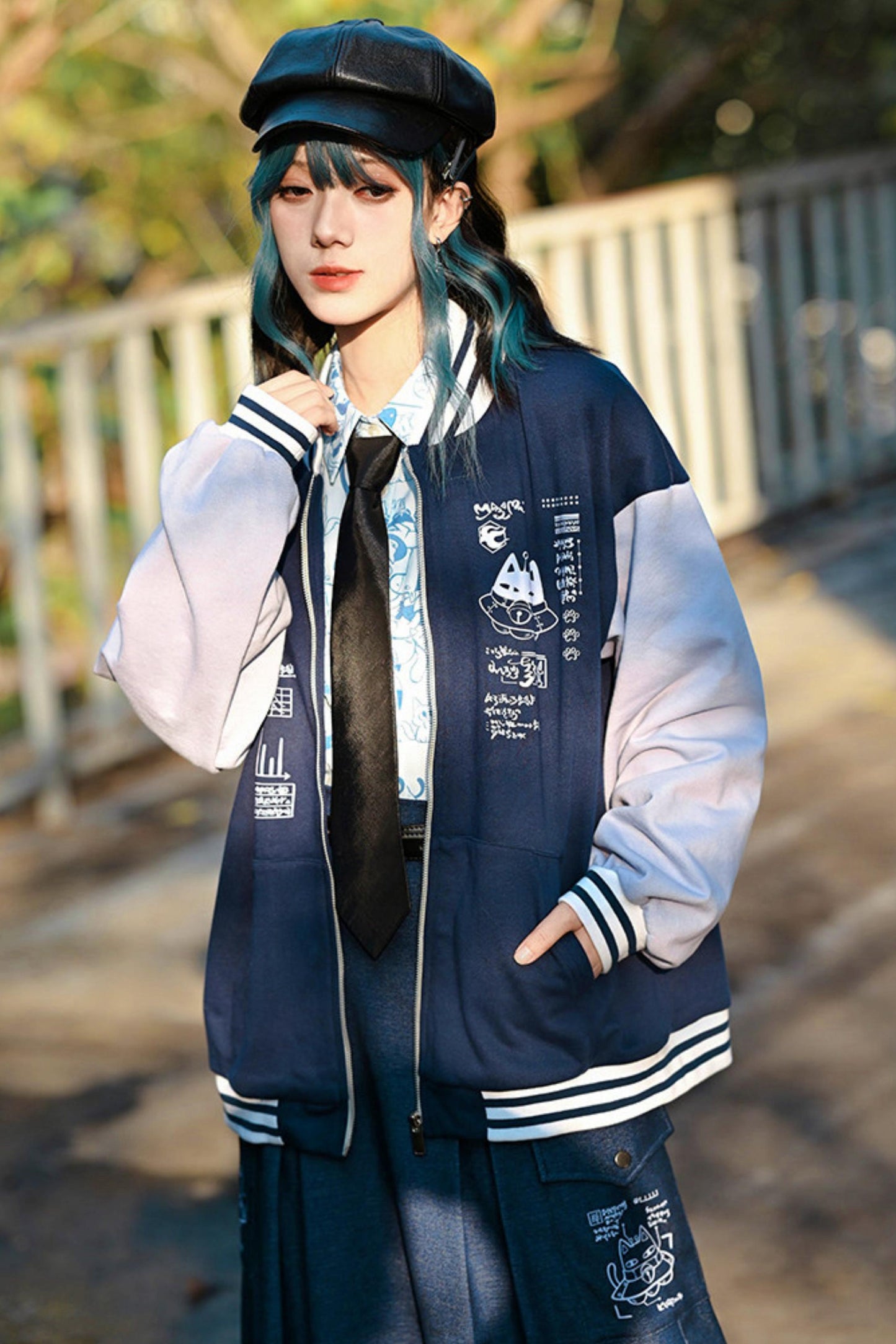 Edgy Baseball Jacket