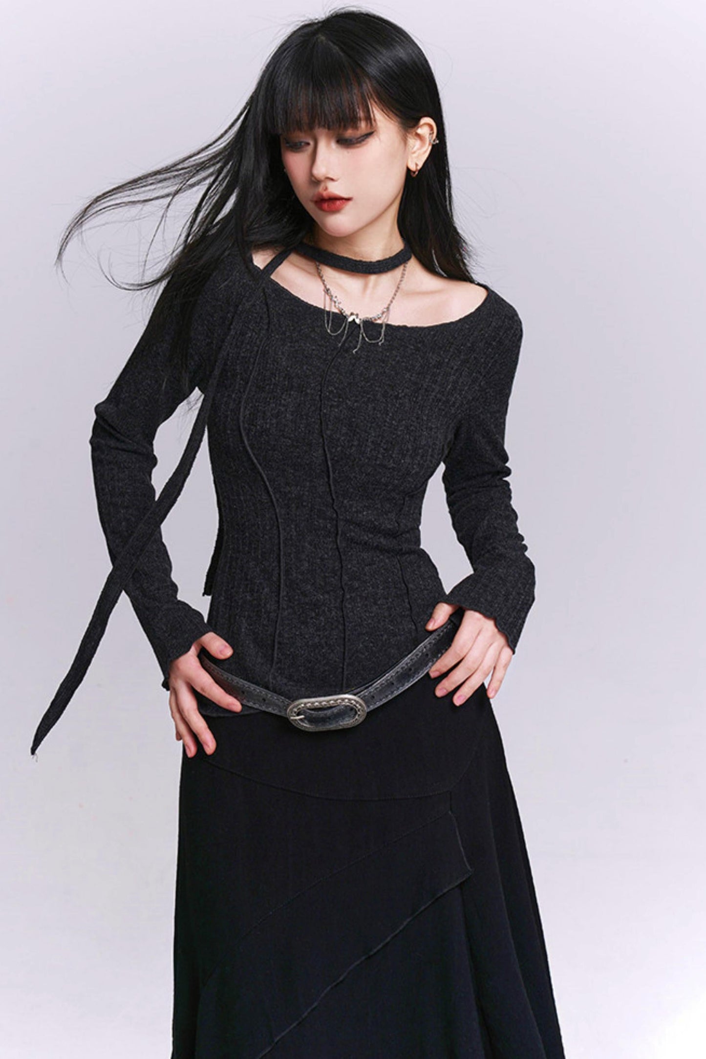 Edgy Slim Fit Top