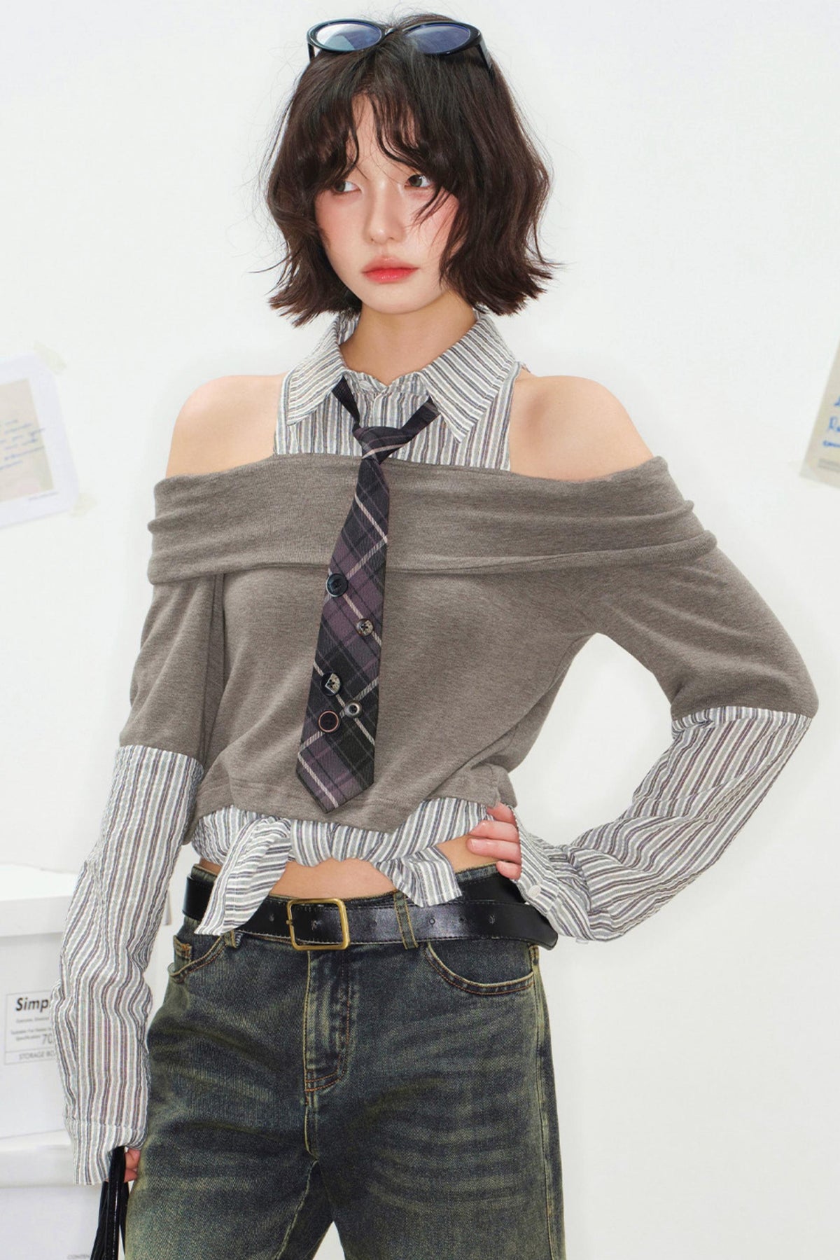Off-Shoulder Poetry Blouse