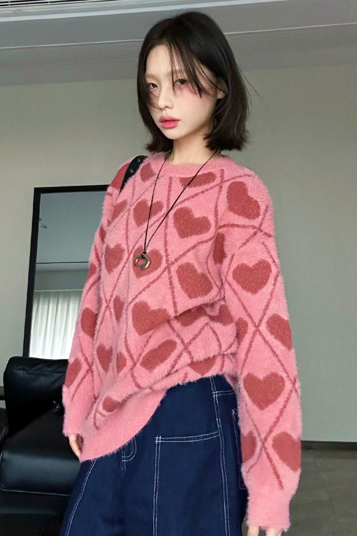 Soft Pink Spring Sweater