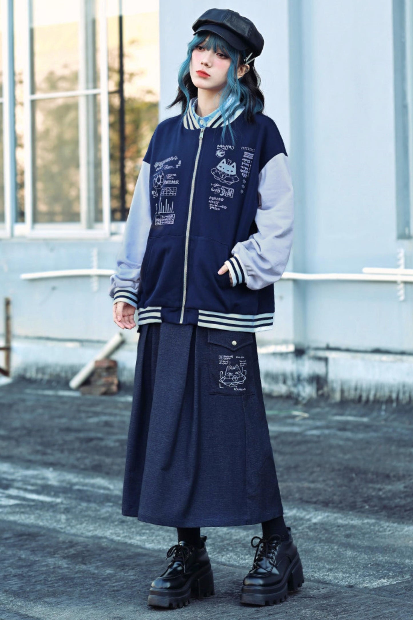Edgy Baseball Jacket