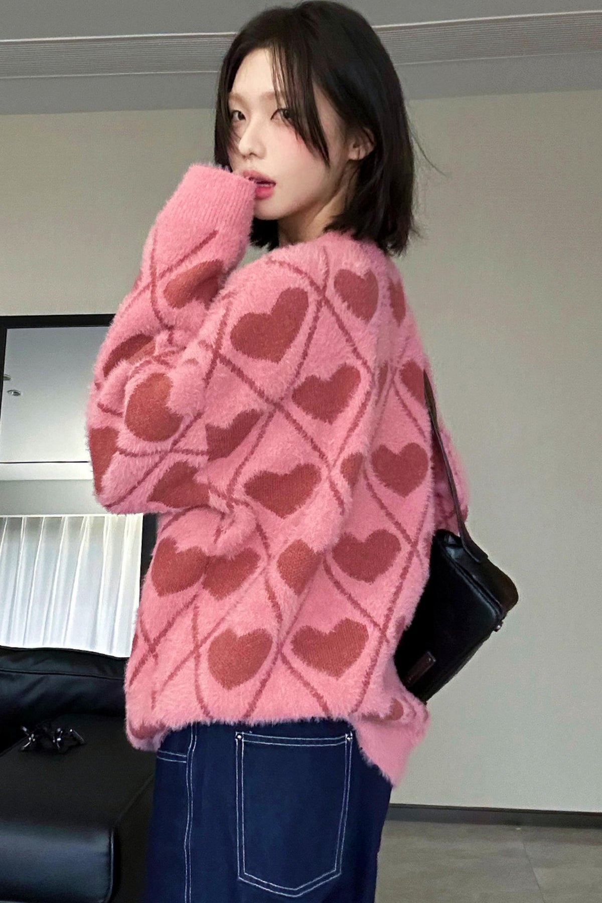 Soft Pink Spring Sweater