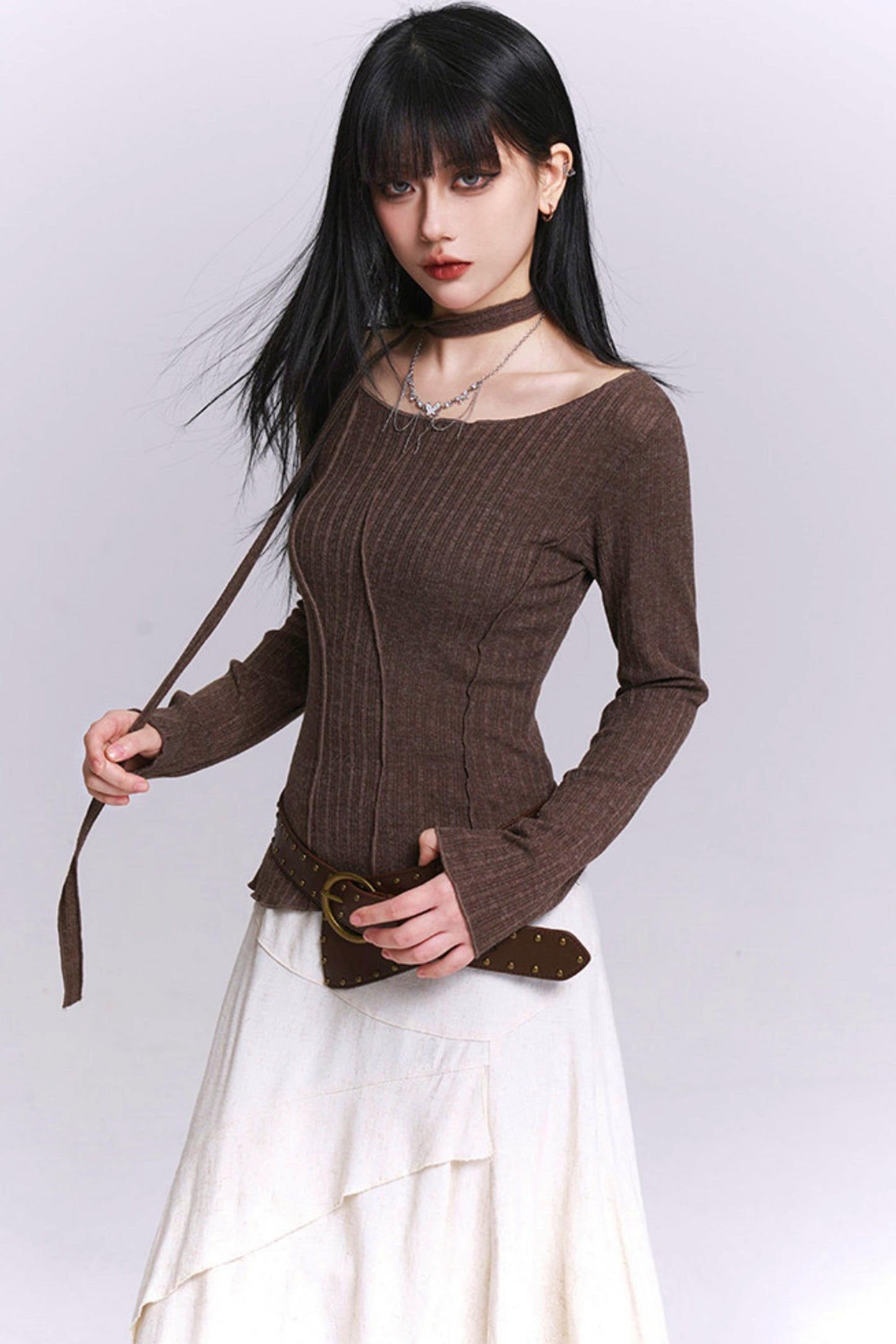 Edgy Slim Fit Top