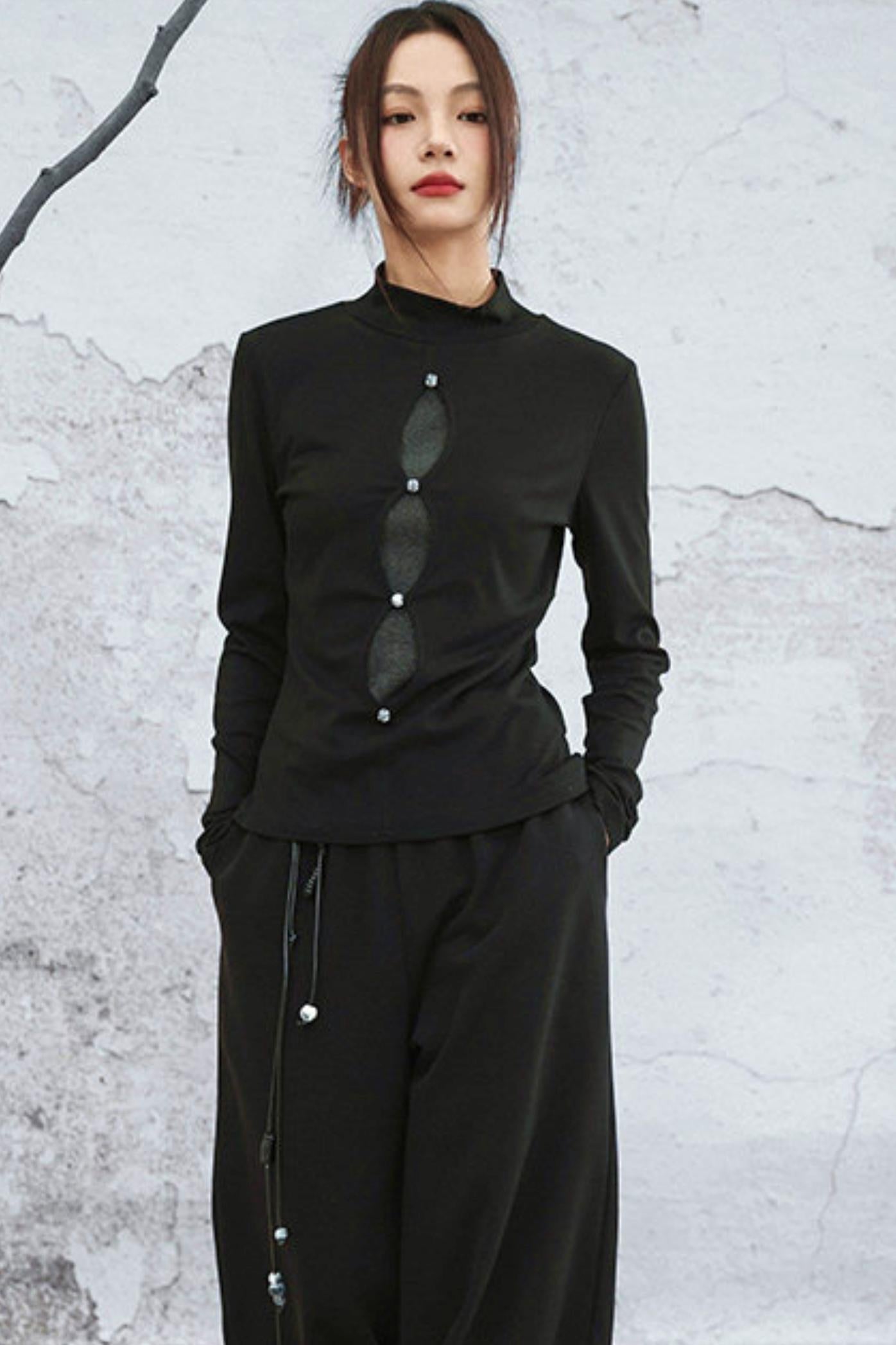 Edgy Cutout Top