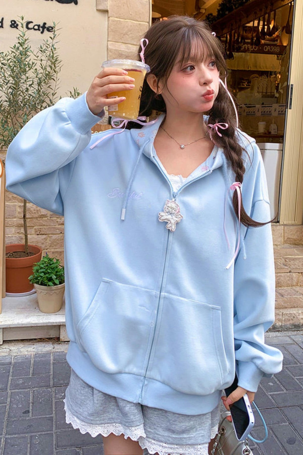 Mori Girl Hooded Jacket