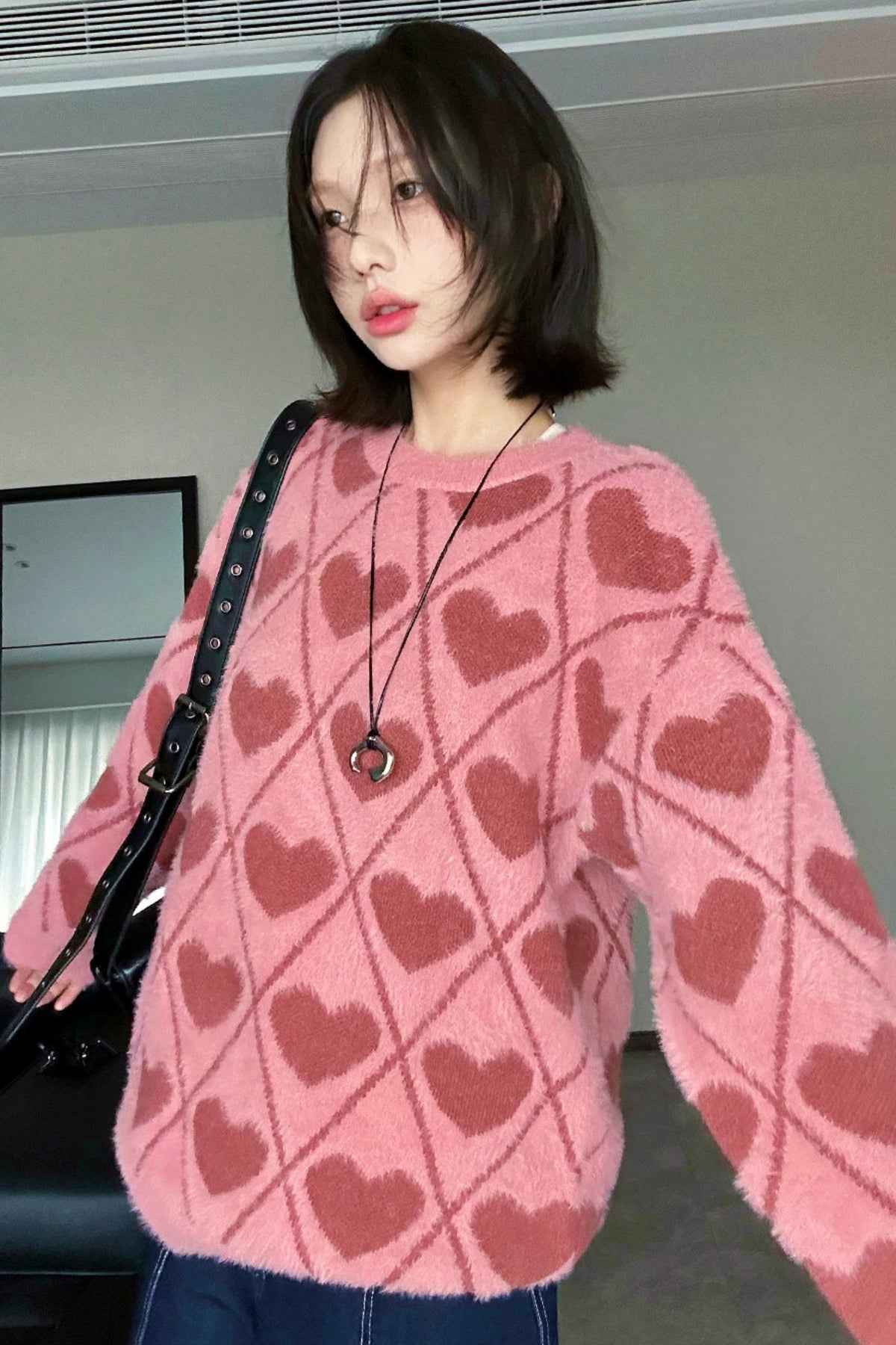 Soft Pink Spring Sweater
