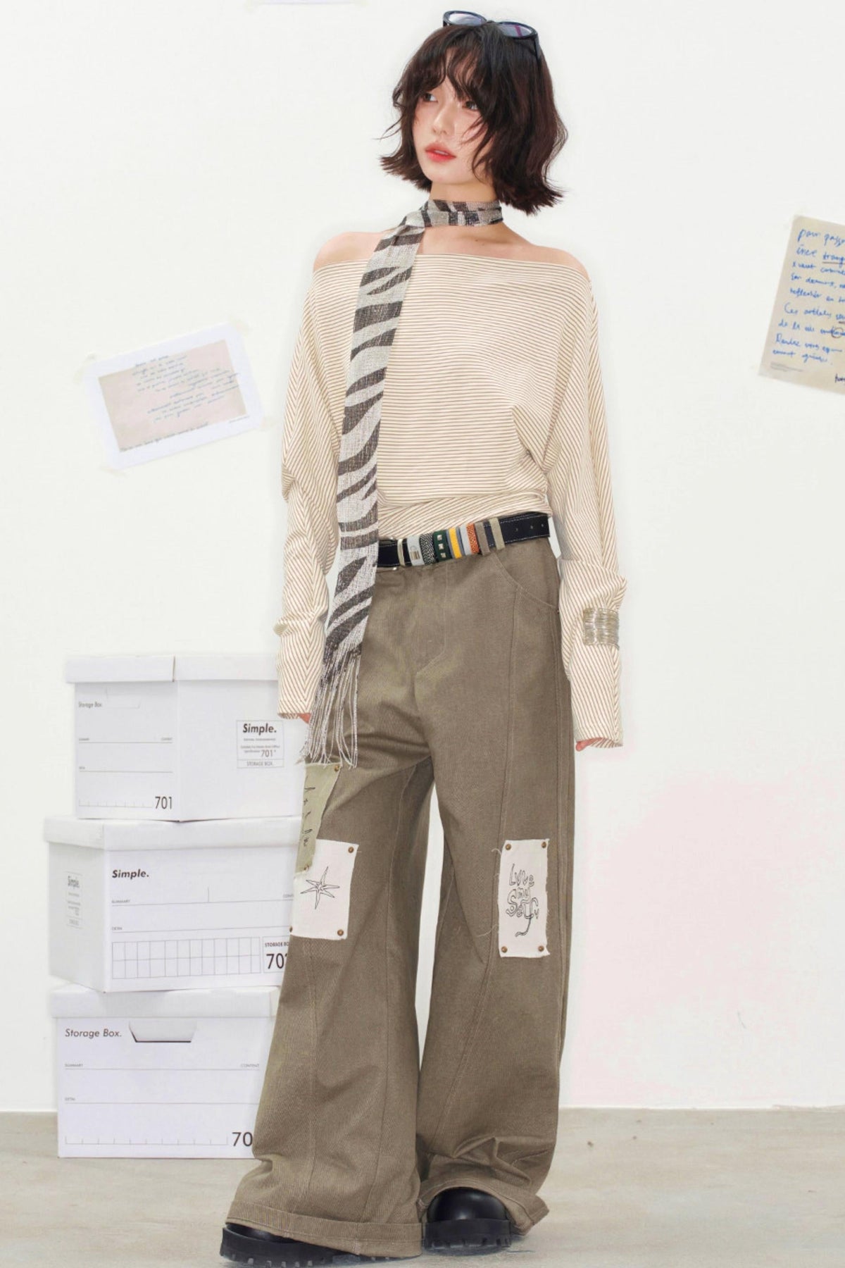 Timescale One-Shoulder Top