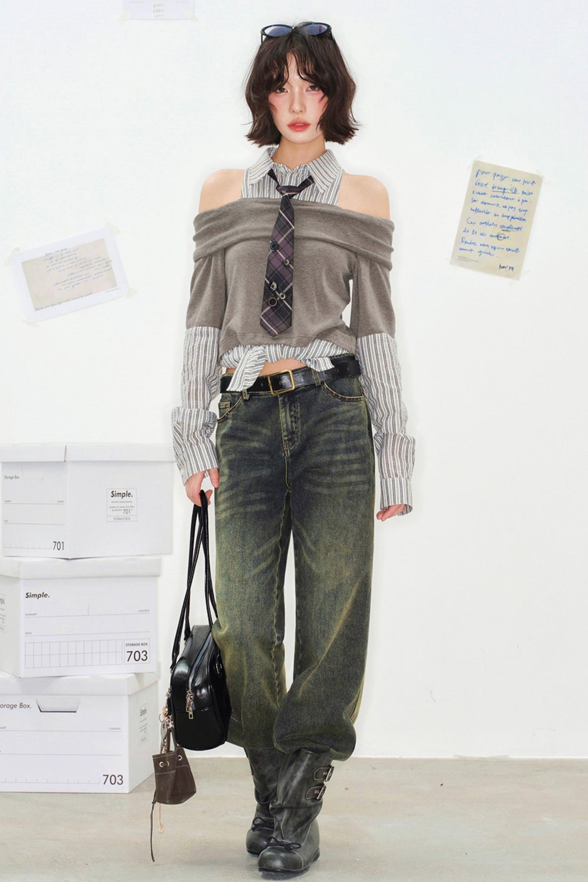 Off-Shoulder Poetry Blouse