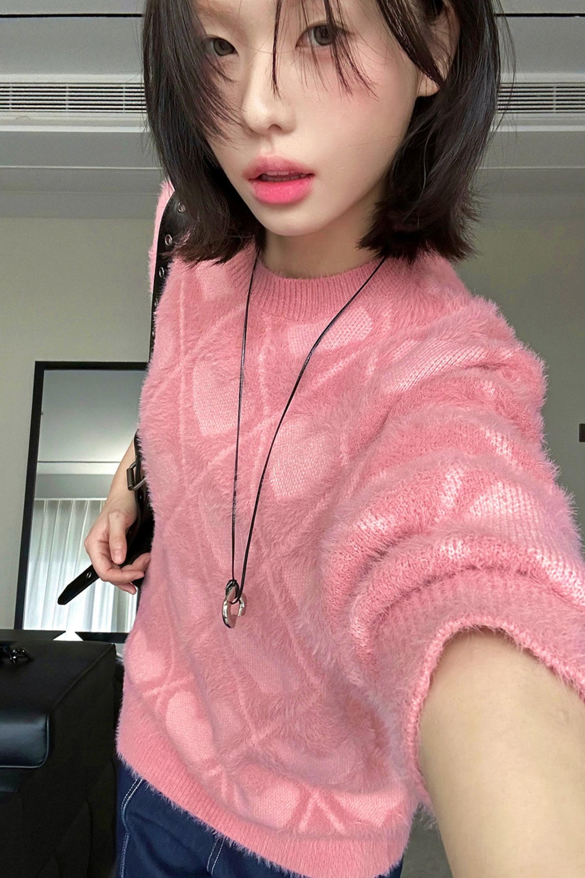 Soft Pink Spring Sweater