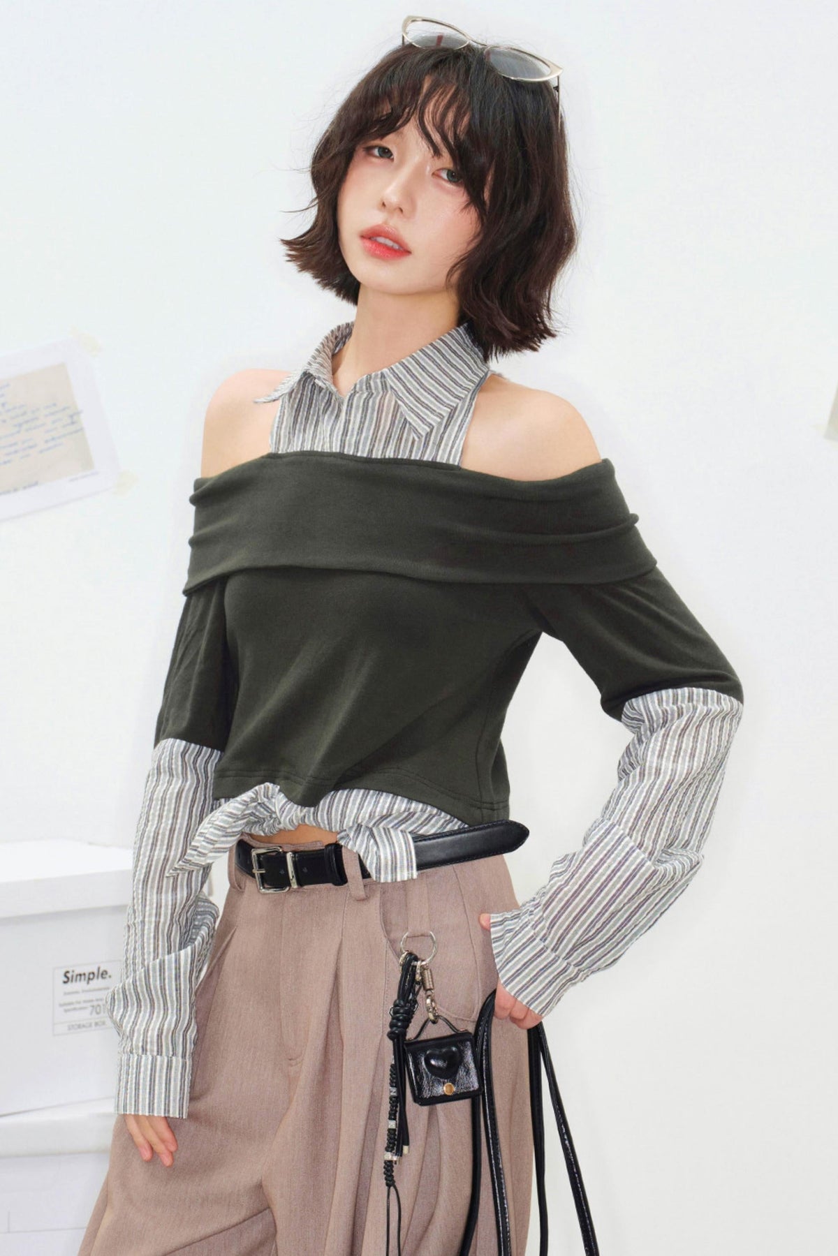 Off-Shoulder Poetry Blouse