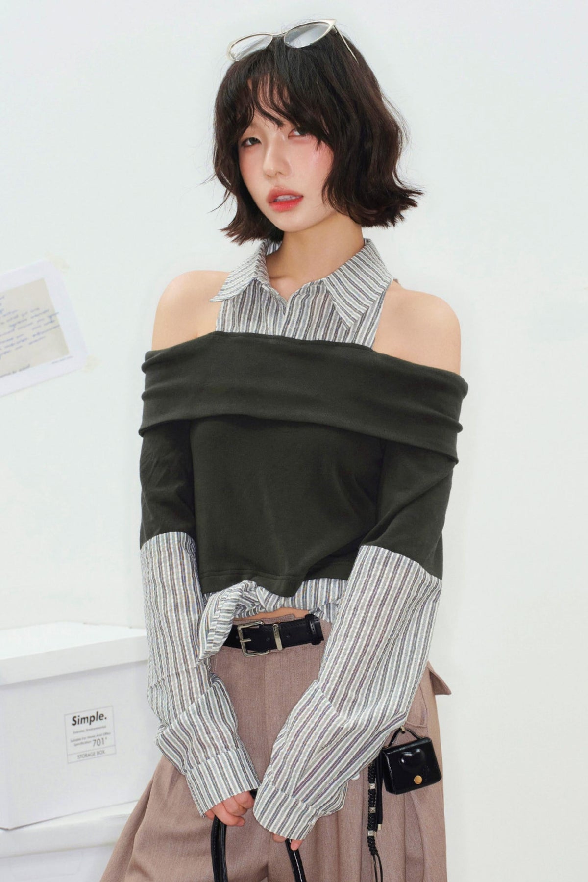 Off-Shoulder Poetry Blouse