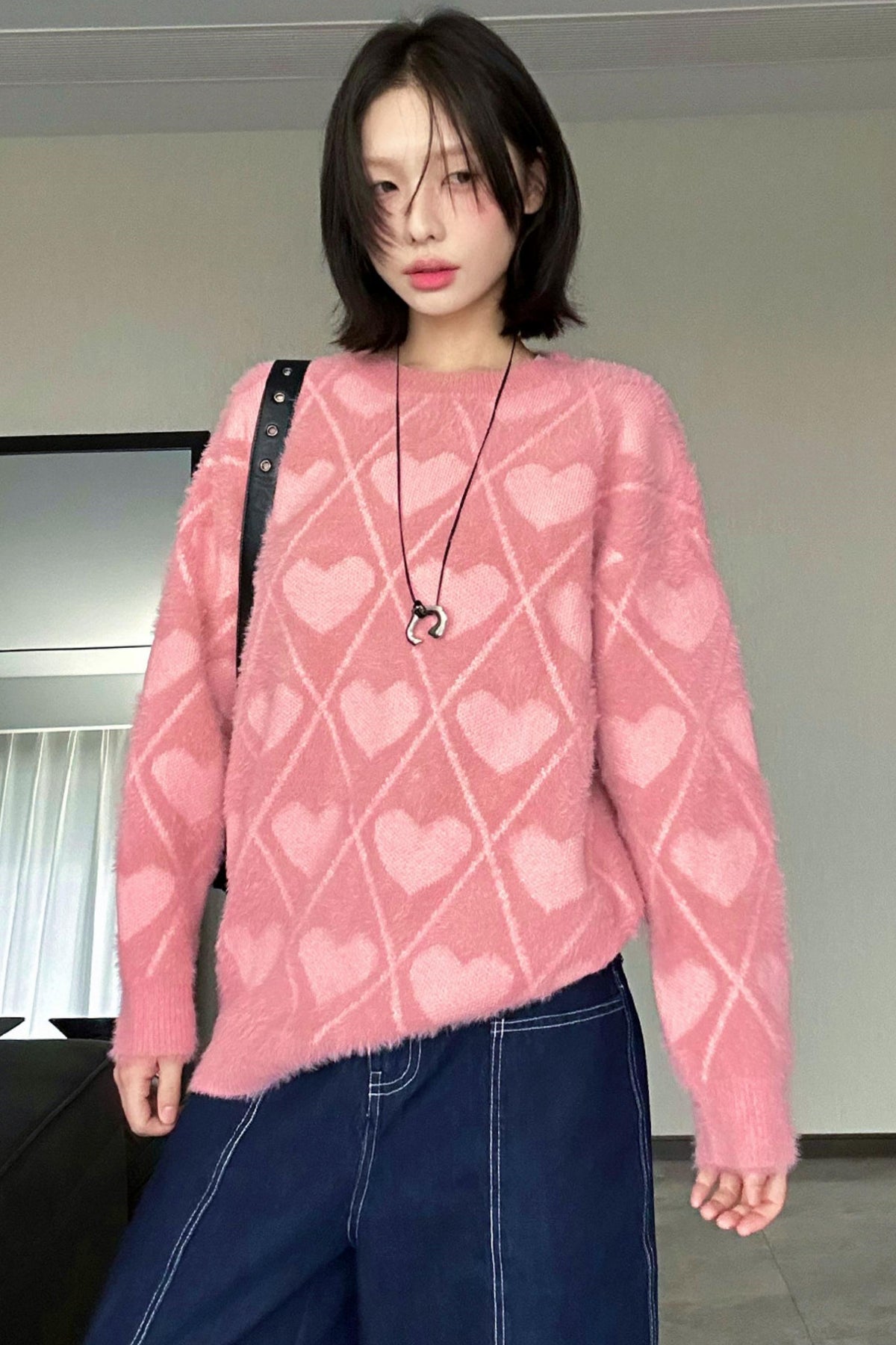 Soft Pink Spring Sweater Light