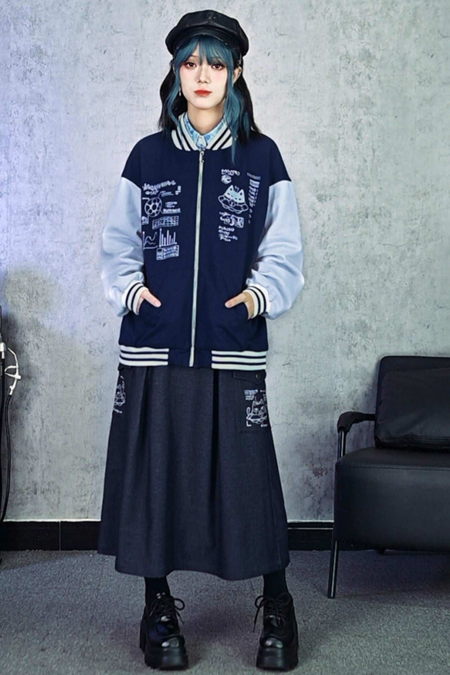 Edgy Baseball Jacket