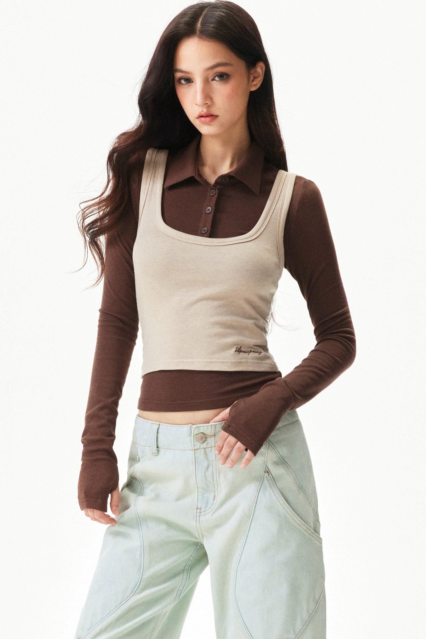 Lyocell Tencel Wool Knit Vest