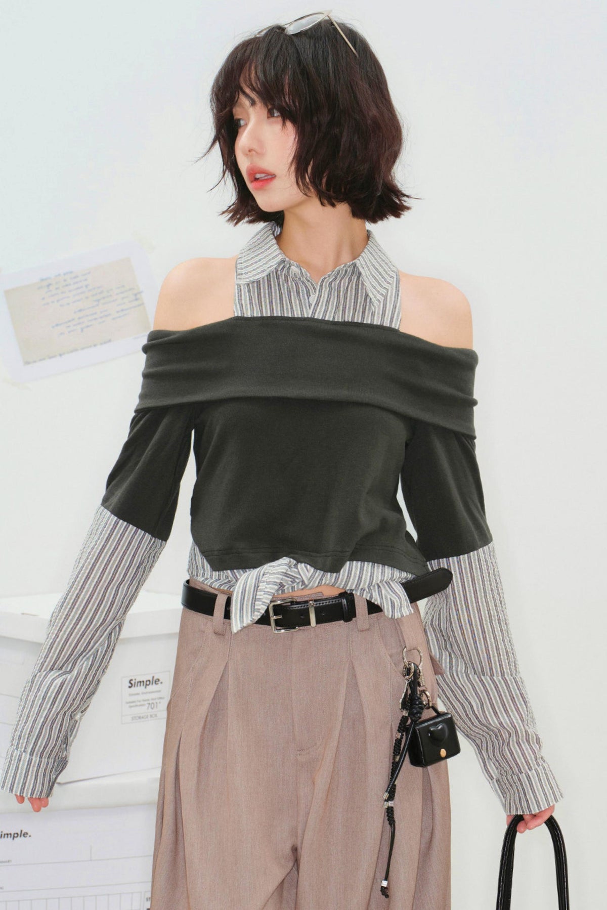 Off-Shoulder Poetry Blouse
