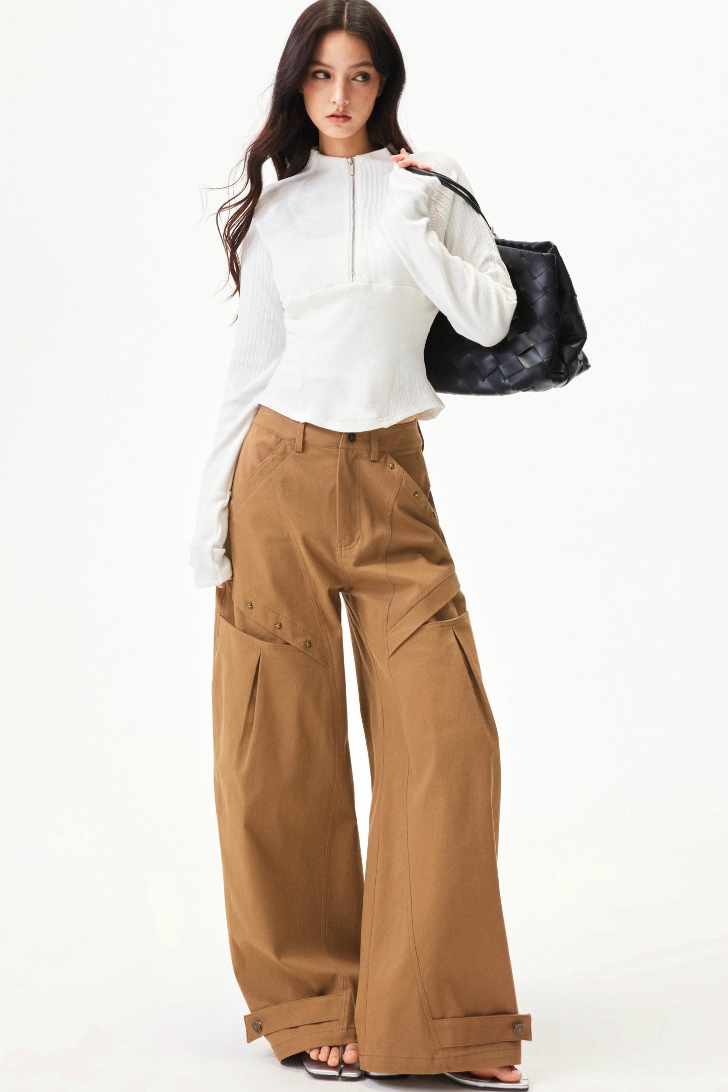 Spicy Waffle Patchwork Top