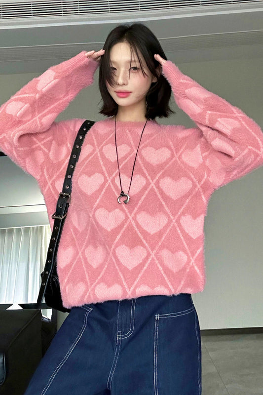 Soft Pink Spring Sweater