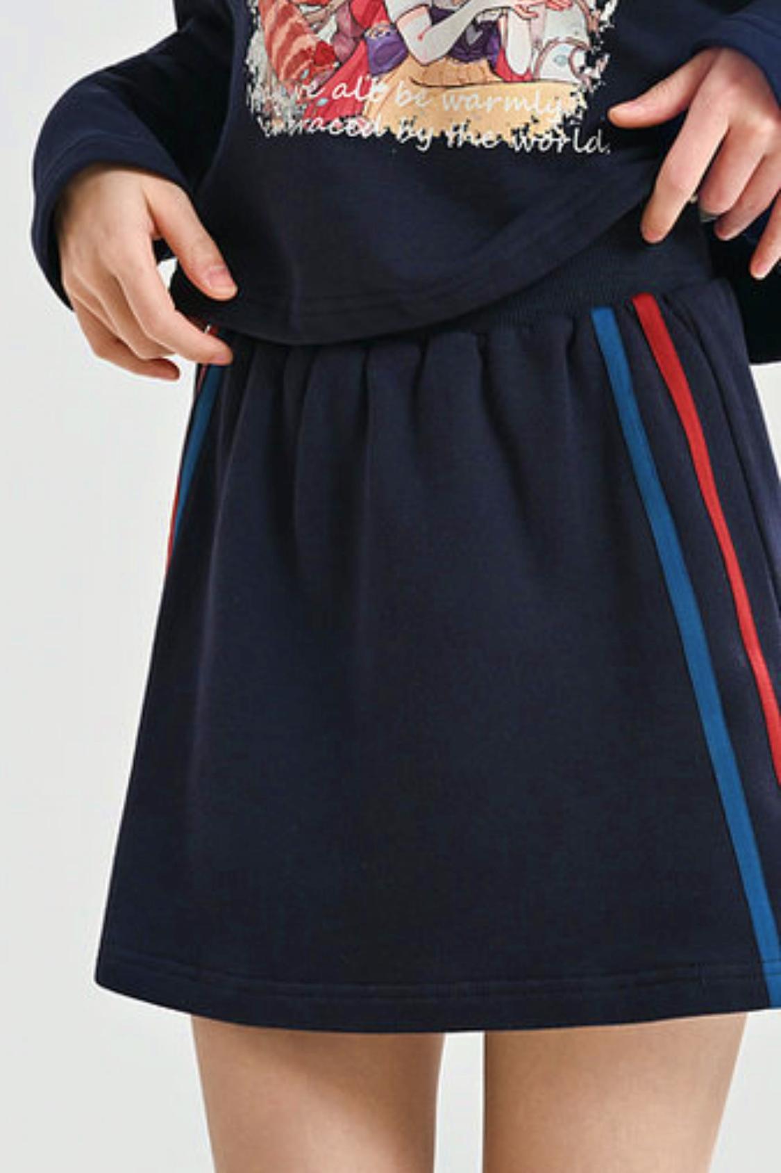 Mori Girl Cotton T-Shirt + Skirt