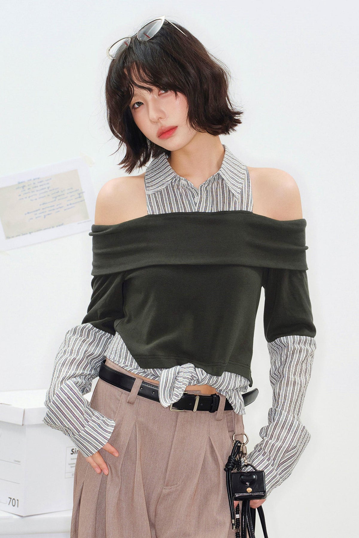 Off-Shoulder Poetry Blouse