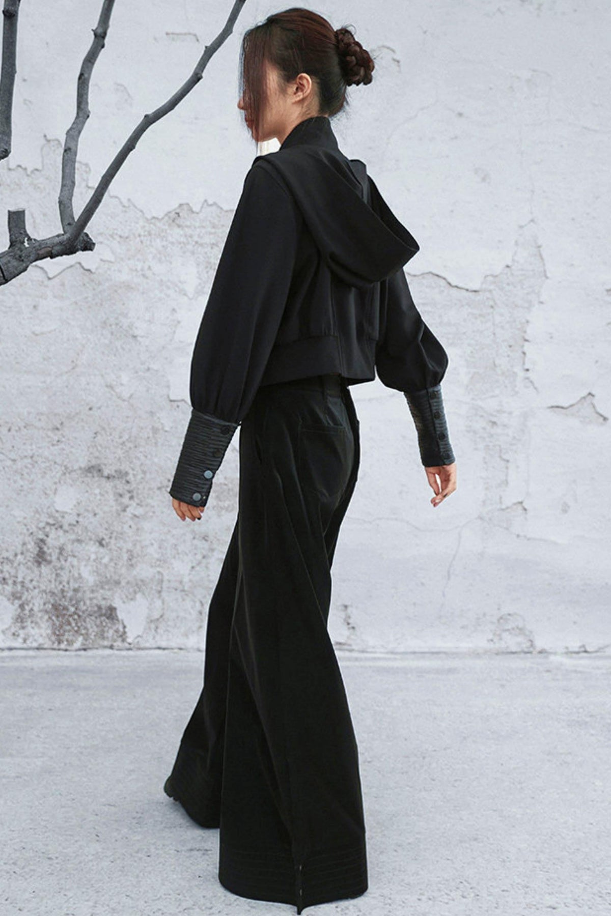 High Waist Poodle Coat Pants