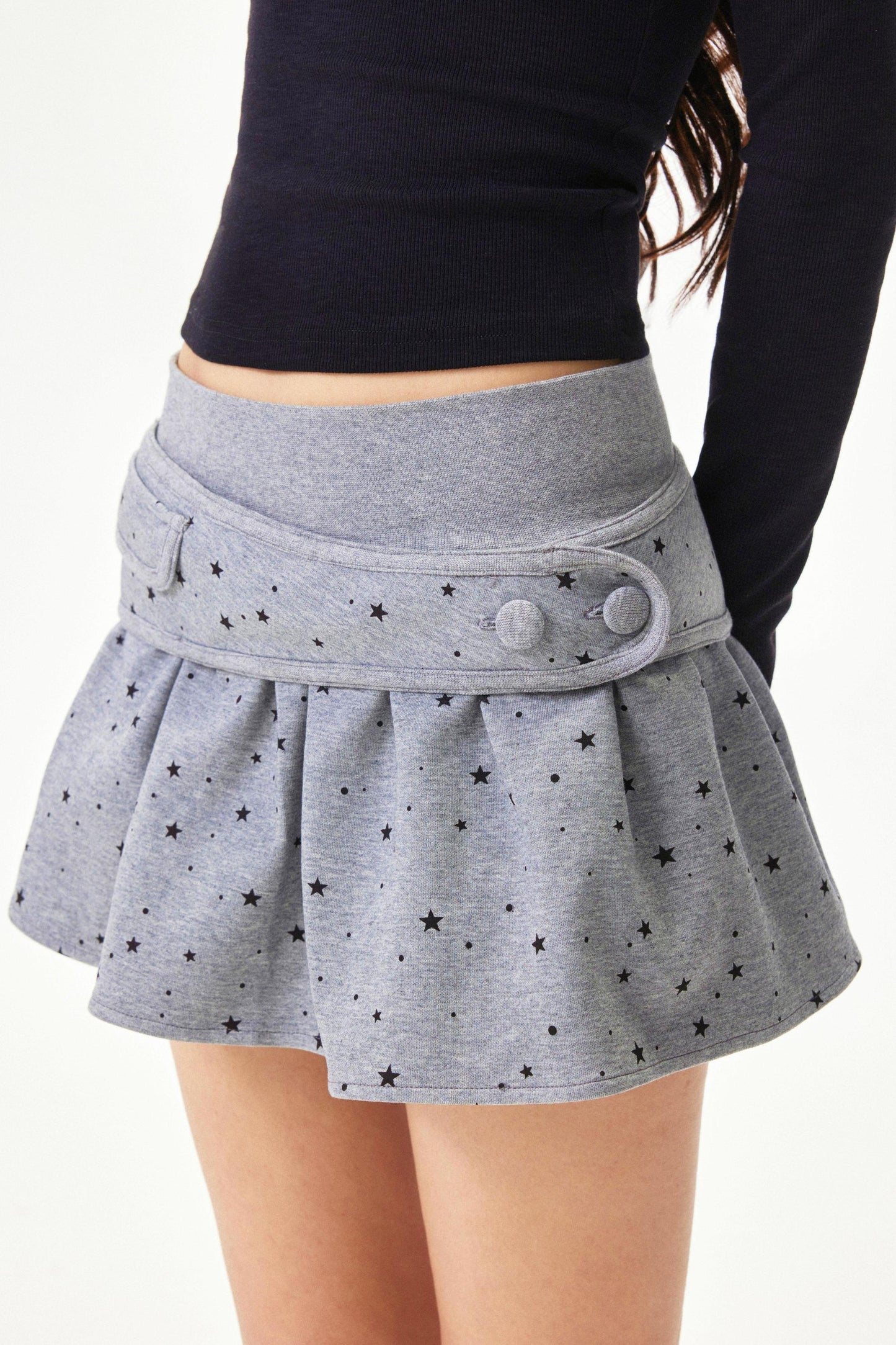 Plaid A-line Short Skirt