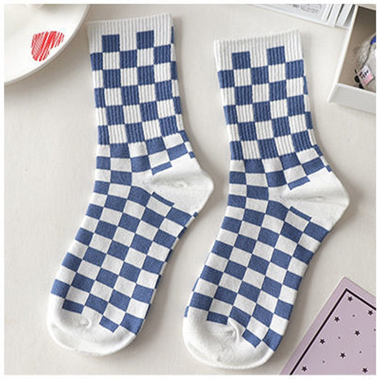 Blue Textured Teddy Bear Socks 2