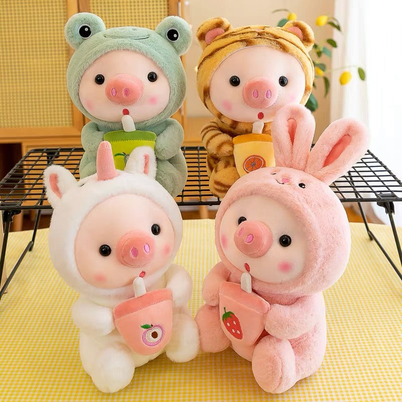 Boba Piggy Plushie