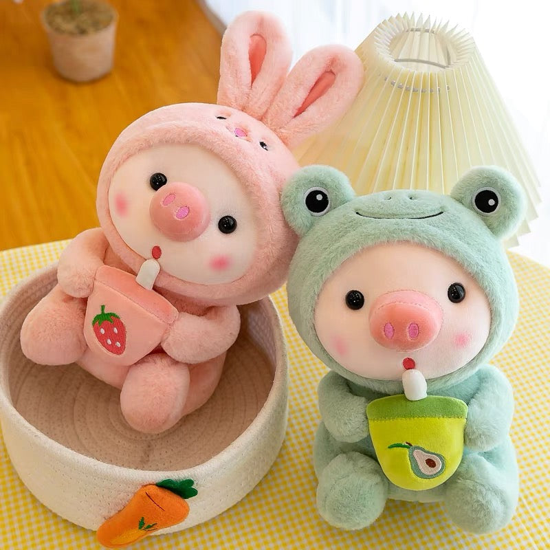 Boba Piggy Plushie