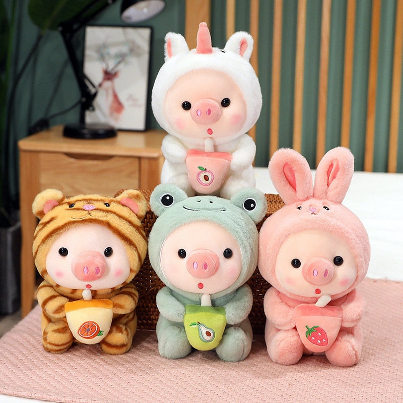 Boba Piggy Plushie